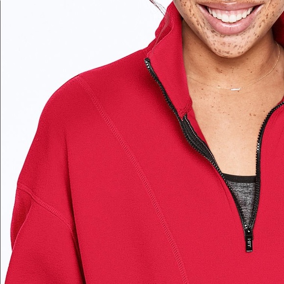 VS Pink Polar Fleece Half-Zip - Picture 3 of 6